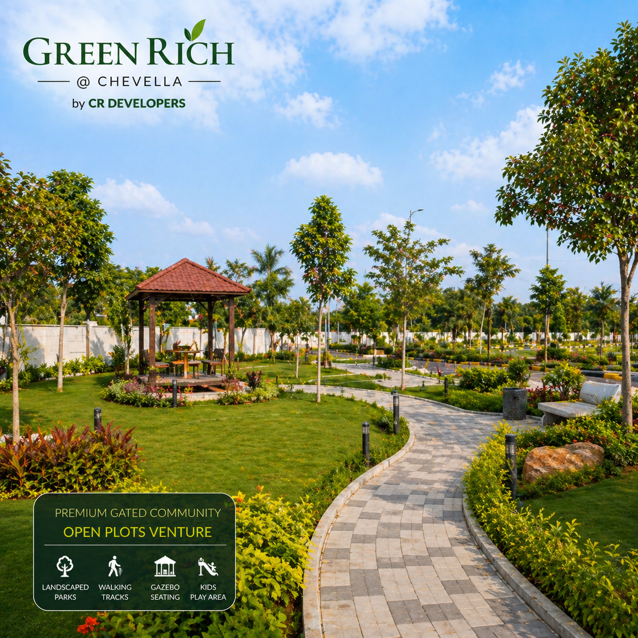 Green Rich @ Chevella – Premium Gated Layout on Chevella to Shadnagar Road