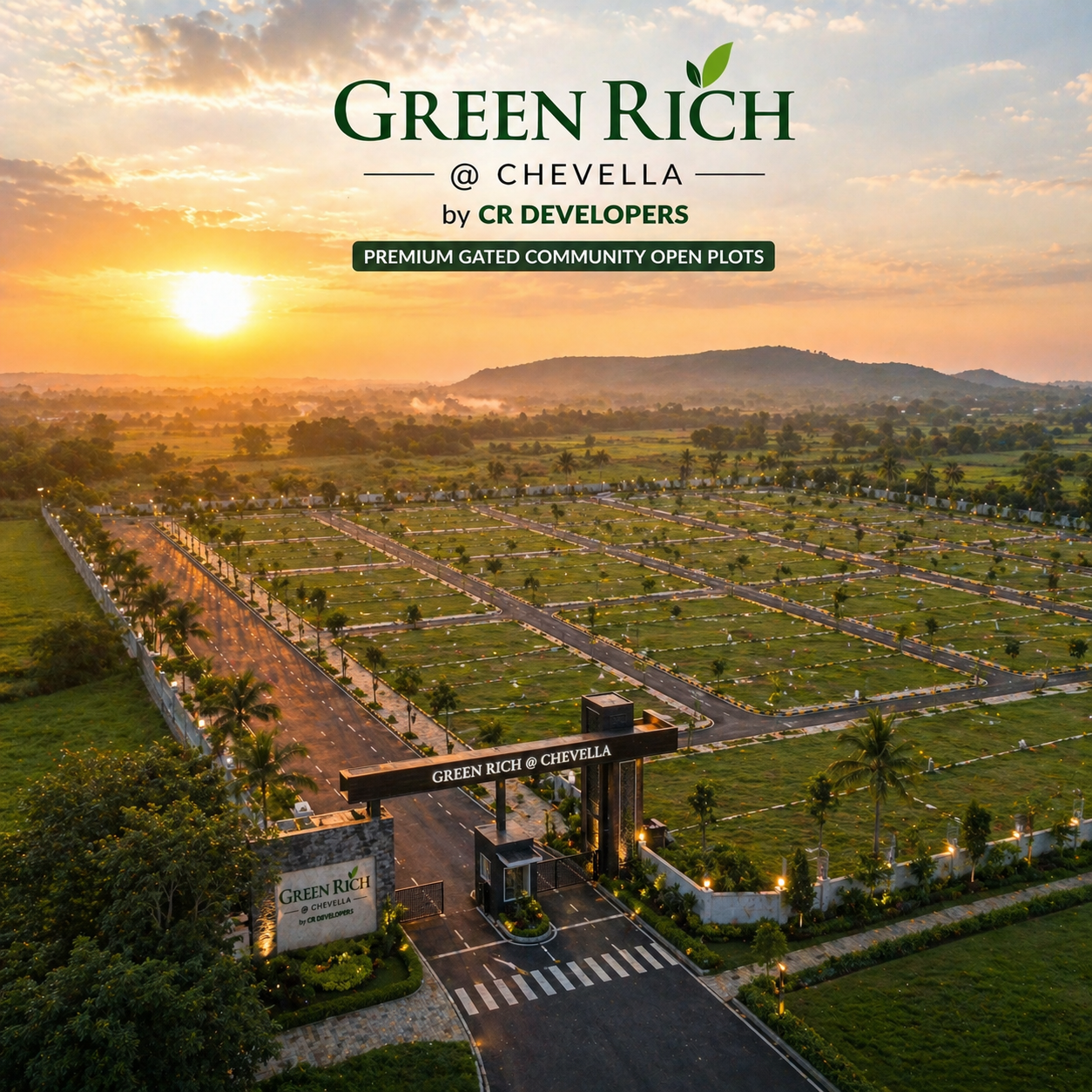 Green Rich @ Chevella by CR Developers – Secure Land Ownership Project