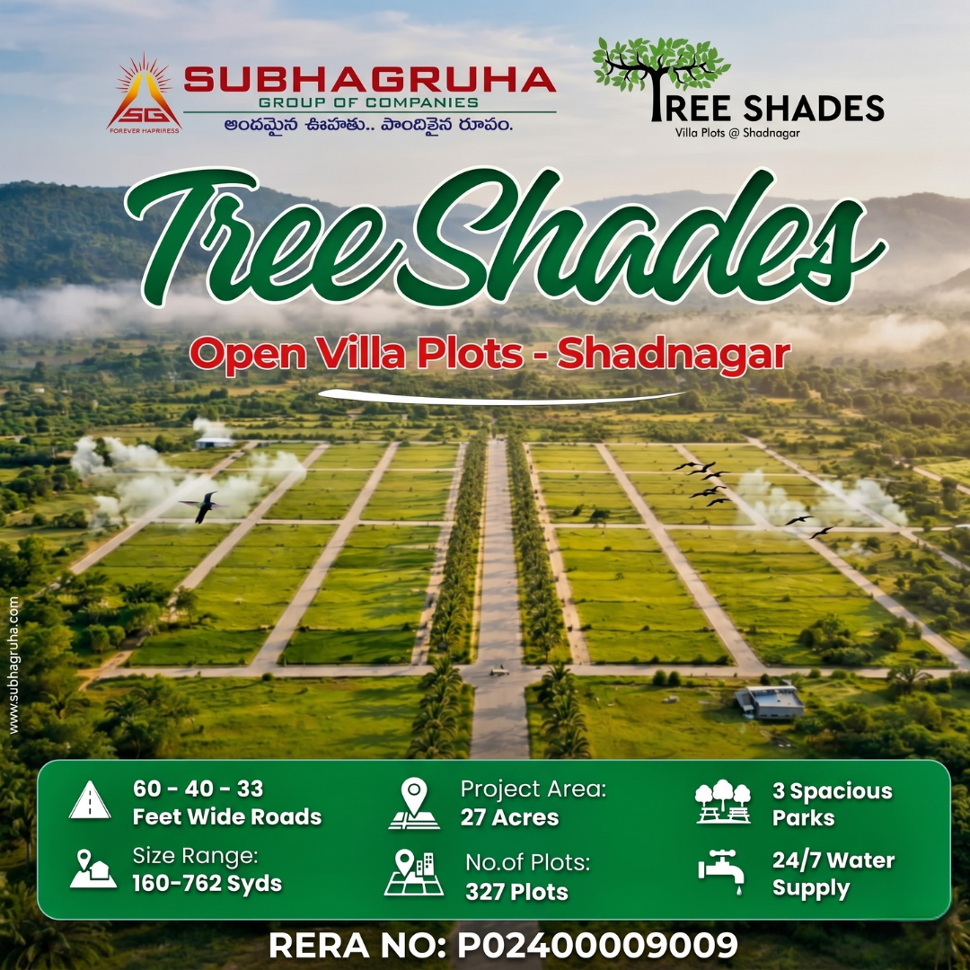 Tree Shades – Premium Open Villa Plots
